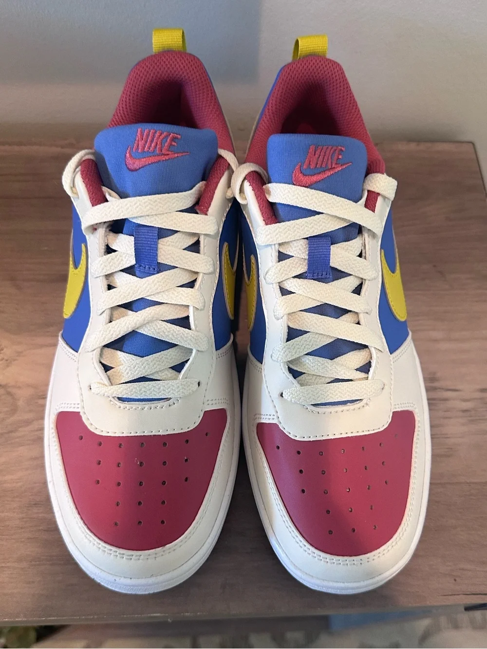 Nike Court Borough Low Recraft BG Sweet Beet Bright Citron Sneakers NIB Youth 6Y